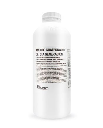 Limpiador Desinfectante con Amonio Cuaternario Multisuperficies x 1 lt Conc 1:100